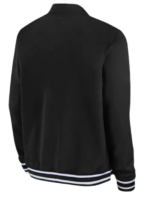 Dave-Roberts-Los-Angeles-Dodgers-Bomber-Black-Jacket-510x680-1 Dave Roberts Black LA Dodgers Jacket