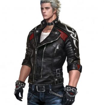 Shop DMC Vergil Anime Motorcycle Leather Jacket