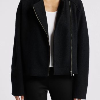 Elegant Black Wool Jacket in USA