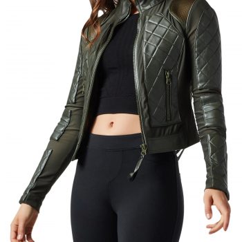 Stylish sheep leather jacket for women in USA