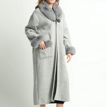 Stylish women long coat for winter wear in USA