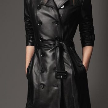 Leather Long Coat for Women Real Cow Leather in USA