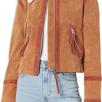 USA Women's Suede Leather Jacket