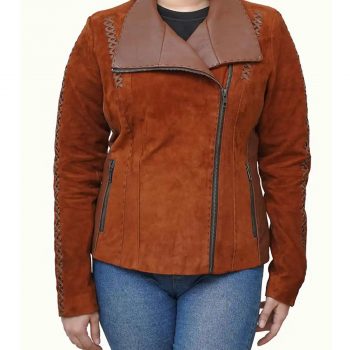 USA Women's Suede Leather Jacket