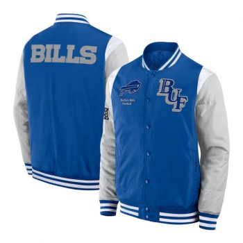 Shop Elements Elite Buffalo Bills Royal Satin Jacket