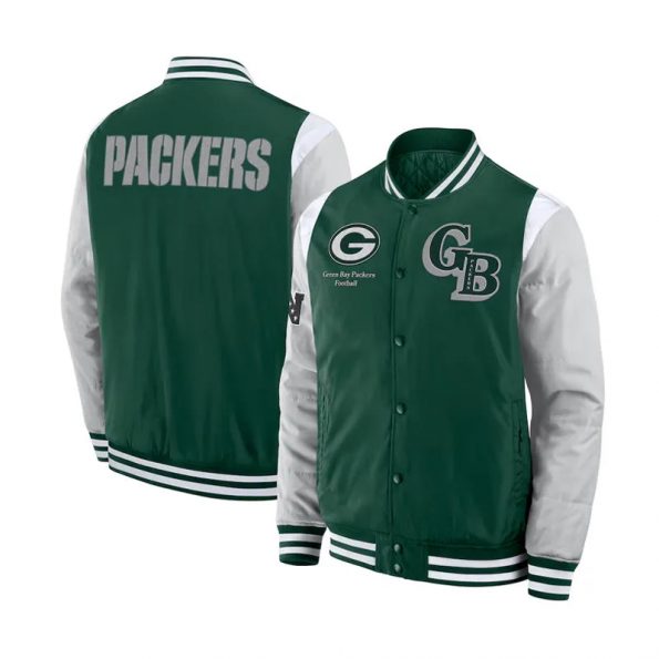 green elements elite green bay packers jacket