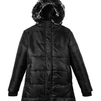 Ella women's black puffer coat in USA