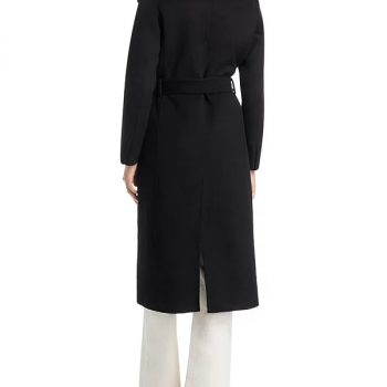Elegant wrap coat by Elliot featuring a belted silhouette in USA