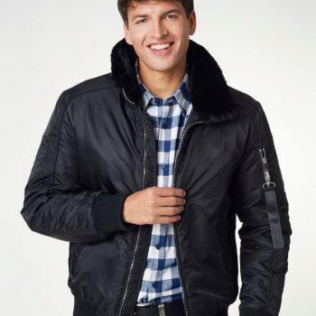 Fur Imitation Classic Black Men's