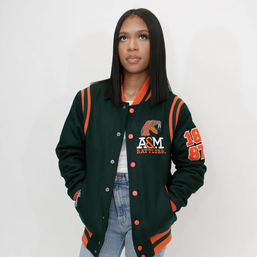 florida-famu-unisex-varsity-jacket_3 Front View Florida A&M FAMU Wool Varsity Jacket