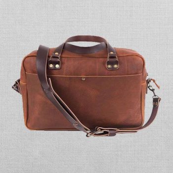 Classic Full Grain Leather Briefcase for Professionals in UK