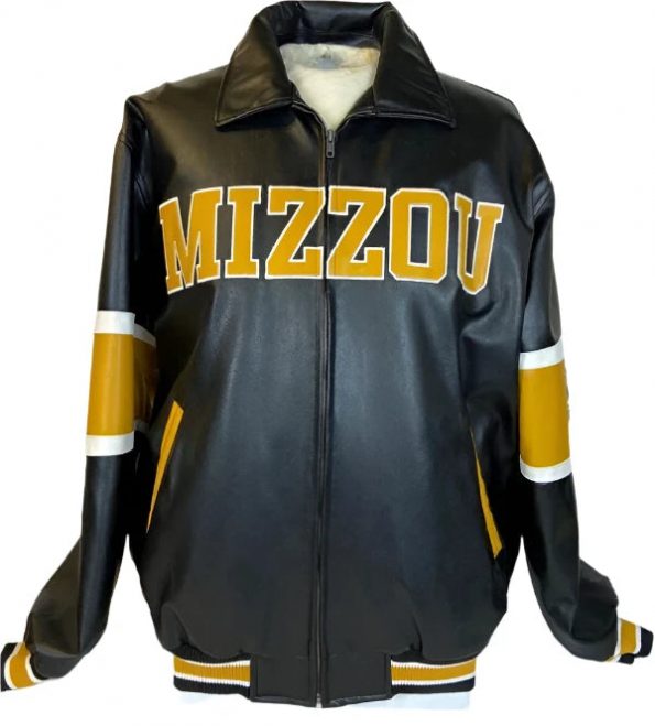 G-III Sports Missouri Tigers Leather Bomber Jacket
