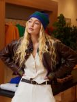 Gigi-Hadid-Brown-Leather-Jacket