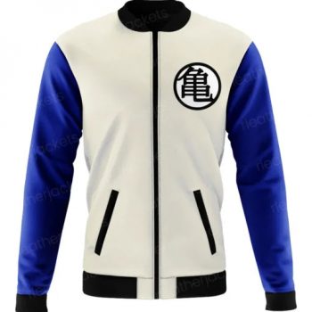 Goku white bomber jacket inspired by Dragon Ball Z in USA