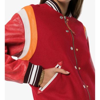 Golden Goose Scarlett Bomber Jacket back view in France style