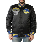 Shop Golden State Warriors Champions Black Satin Jacket