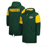 Green Bay Packers full-zip green polyfill stadium jacket in USA