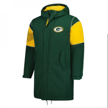 Unisex Packers jacket with yellow accents and team logo in American Style