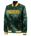 Shop Green Bay Packers Green Lightweight Full-Snap Jacket