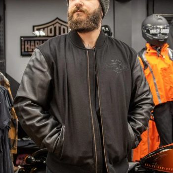Shop Harley Davidson Fall Wool Blend Varsity Jacket