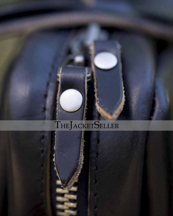 Sleek and stylish black briefcase crafted from high-quality leather in UK