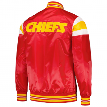 Retro Chiefs red varsity jacket