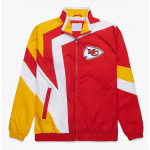 kansas city chiefs red windbreaker jacket