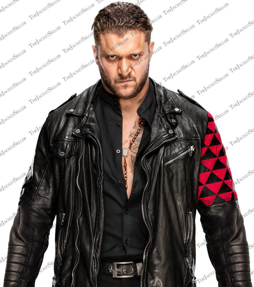 real leather jacket in black