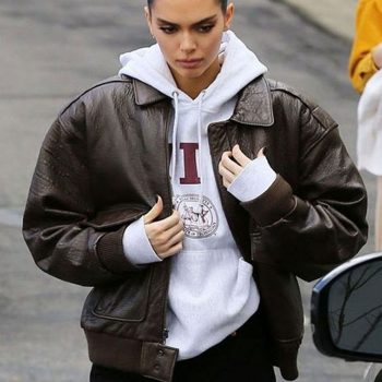 Kendall Jenner Leather Jacket For Women