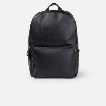 Black Leather Backpack for a Sleek and Modern Look in America