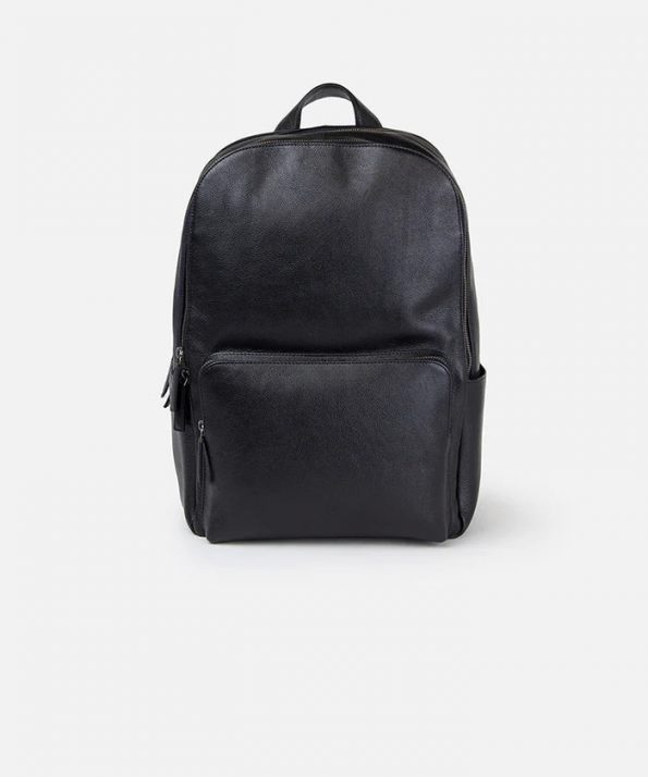 Black Leather Backpack for a Sleek and Modern Look in America