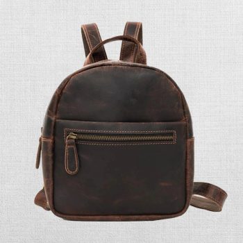 Stylish Small Leather Backpack Purse for Everyday Use in American style