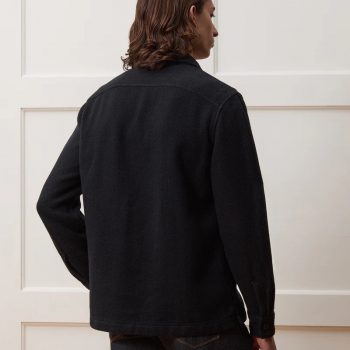 Lightweight and breathable linen-cotton shirt jacket for men in USA