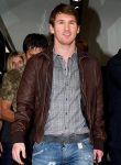 Brown leather jacket for men