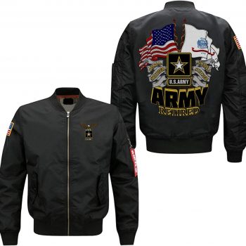 Front View MA-1 Flight Bomber Jacket