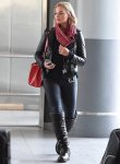 Stylish Margot Robbie black leather jacket for women in USA