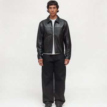 Shop Men Black Leather Jacket