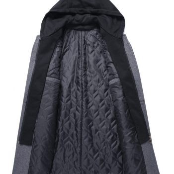 Comfortable men’s winter wool coat for casual outfits in France style