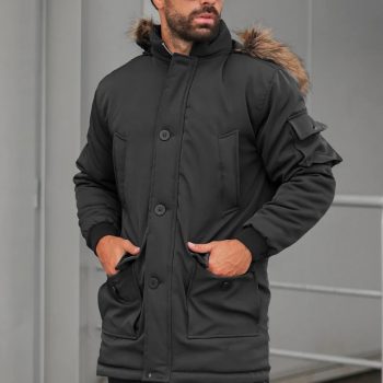 Stylish imported parka coat with hood in USA