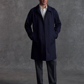 Men's Parade Mac jacket in ink color in USA