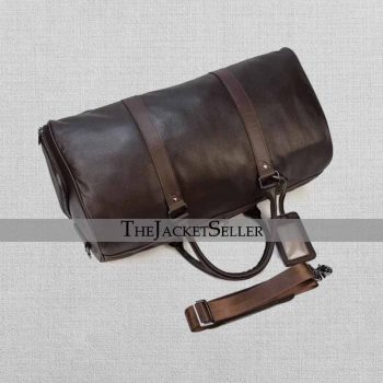 Handcrafted Leather Luggage Bag with a Classic Design in American market