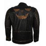Shop Men's Handmade Vintage Halloween Leather Jacket  for Halloween 