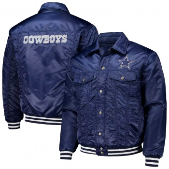 Dallas Cowboys Silver Tab Trucker Jacket