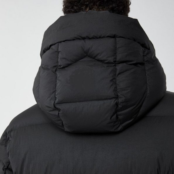 High-Quality Men's Synthetic Down Coat with Plush Pillow Collar in USA