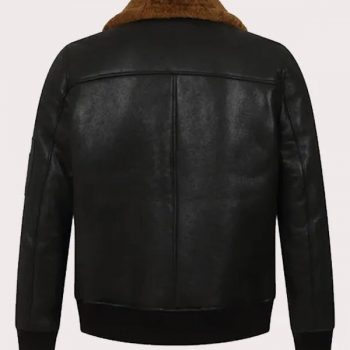 Stylish aviator shearling bomber jacket for men in United State Market