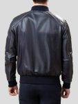 Mens-Black-Leather-Bomber-Jacket