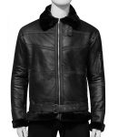 Black Shearling Jacket in USA