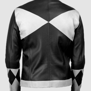 Shop Mens Power Rangers Classic Leather Jacket Black
