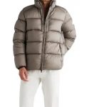 Mens-Casual-Grey-Puffer-Down-Jacket