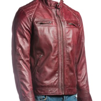 100% original real leather jacket for men in USA